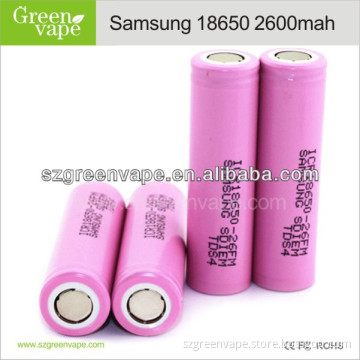 Quality hotsell 3.7v 2600 samsung 18650 lithium ion battery on promotion